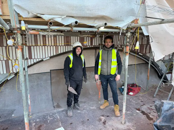The RS Kayley Ltd team on site